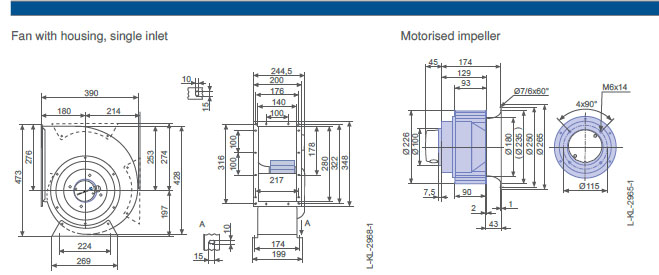 Габаритные и присоединительные размеры