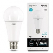 Лампа Gauss Elementary A67 25W 2100lm 4100K E27 LED 1/10/50