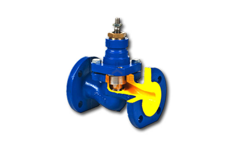 Клапан регулирующий Zetkama 227A - Ду50 (Ф/Ф, PN16, Tmax-150°C, серый чугун, исполнение №80-H)