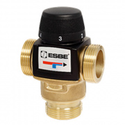 Клапан термостатический смесительный ESBE VTA572 - 1" (НР/НР, PN10, регулировка 20-55°C, KVS 4.5)