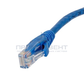 Патч-корд RJ45 U/UTP категория 6 PVC 0,5 м синий Legrand