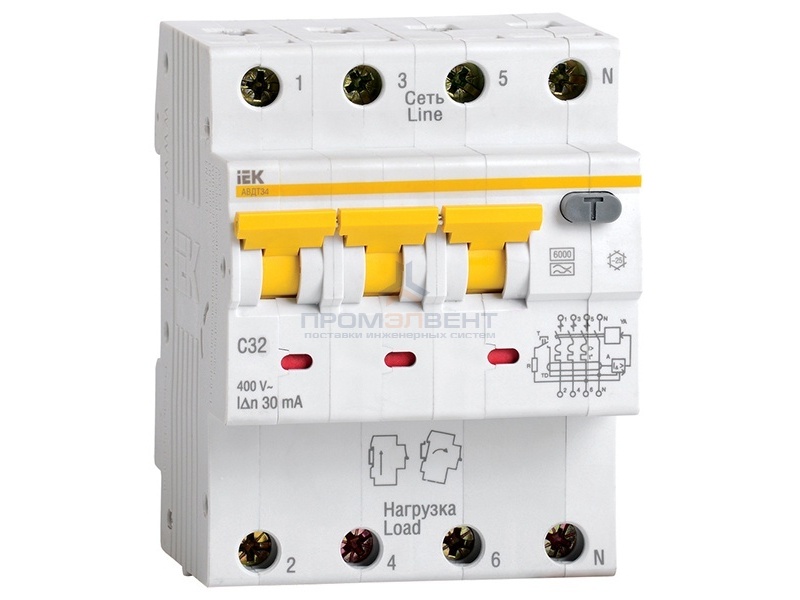 Дифференциальный автомат АВДТ 34 C32 30мА ИЭК