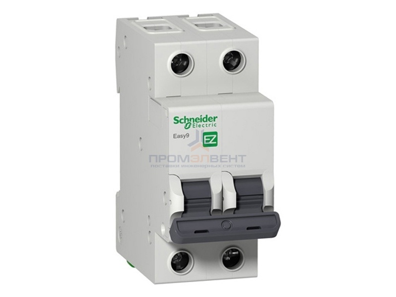 Автоматический выключатель Schneider Electric EASY 9 2П 6А B 4,5кА 230В (автомат)
