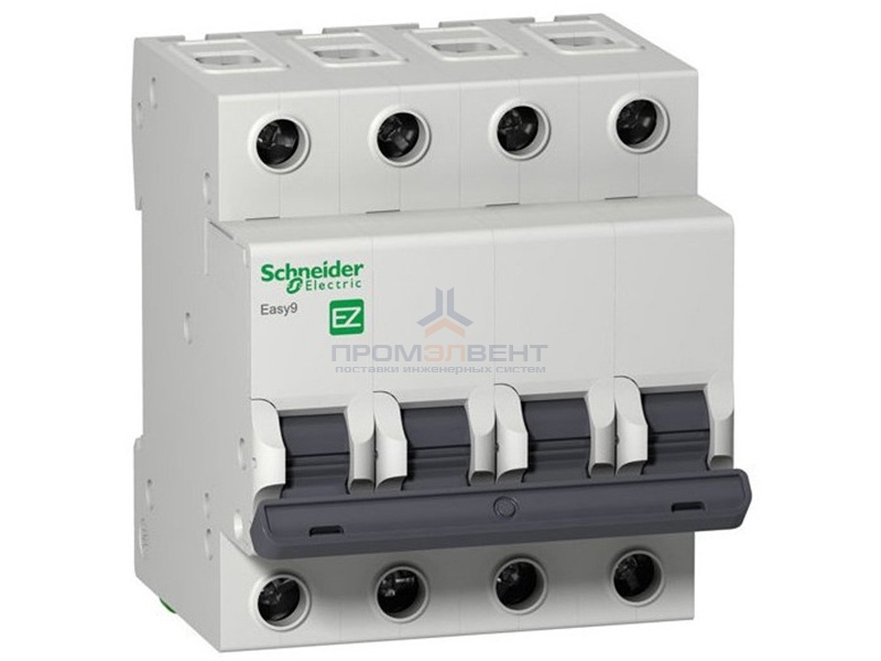 Автоматический выключатель Schneider Electric EASY 9 4П 32А С 4,5кА 400В (автомат)