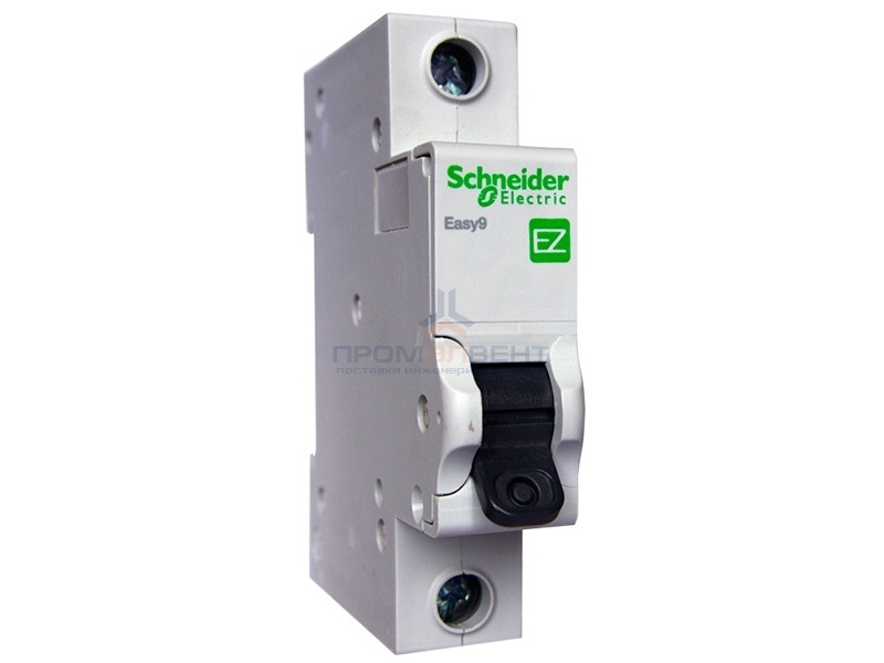 Автоматический выключатель Schneider Electric EASY 9 1П 25А С 4,5кА 230В (автомат)